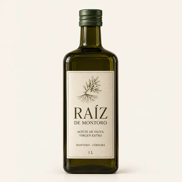 Envase propuesto de Raíz de Montoro, 1 litro.