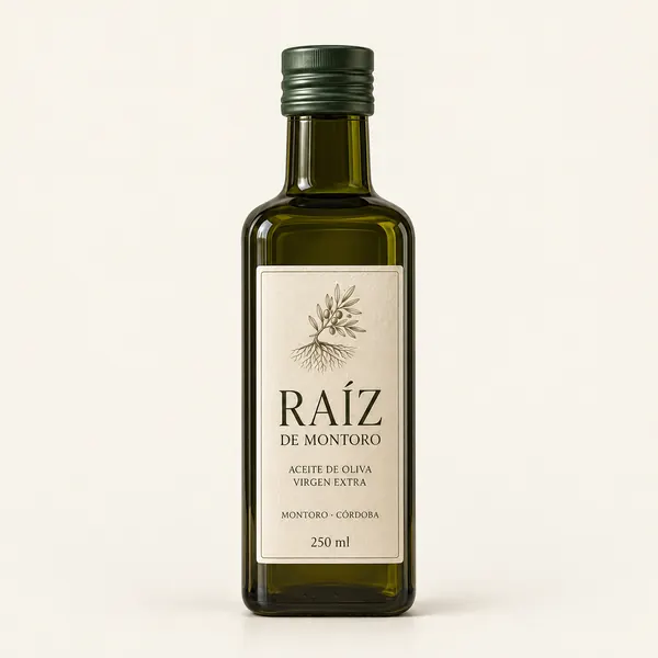 Envase propuesto de Raíz de Montoro, 250 ml.